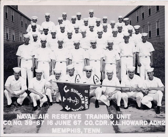 Leslie Cohn at Naval Air Reserve Training Unit, Memphis, TN June 1967
