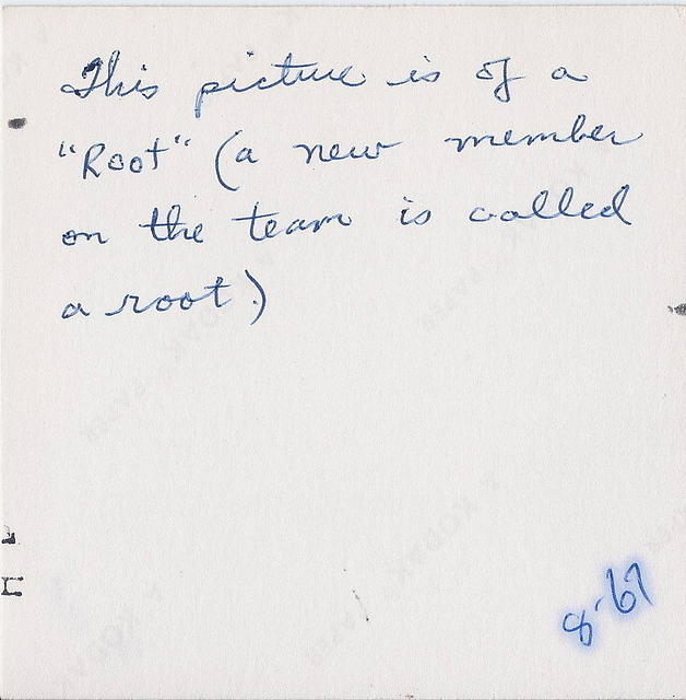 Leslie Cohn, N.A.S. Jacksonville, FL - Dec, 1968.  Roots (back)