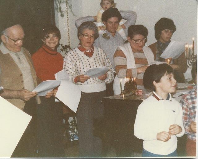 1983 Chanukah Party at the Belsons.  See notes.