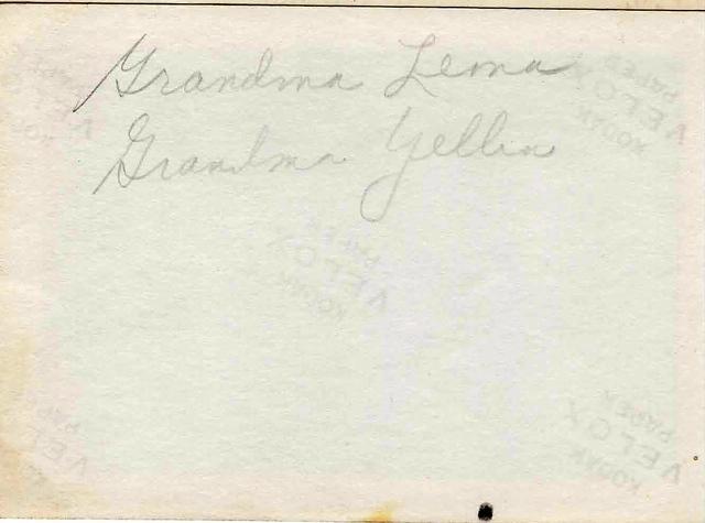 Grandma Leona and Grandma Yellen - back