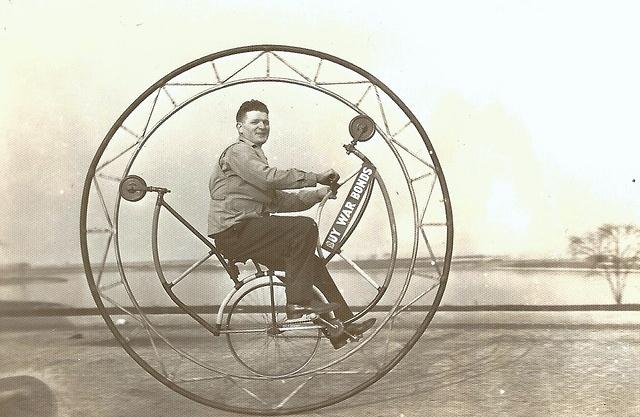 Charlie Steinlauf on Circle Bike