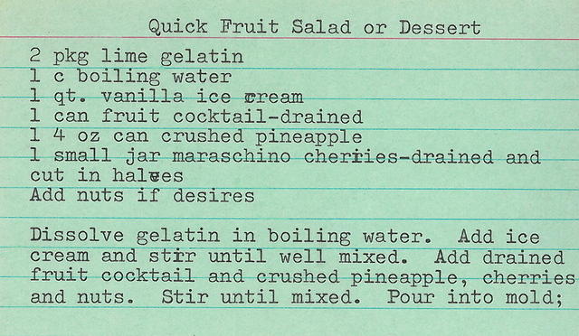 Quick Fruit Salad or Dessert