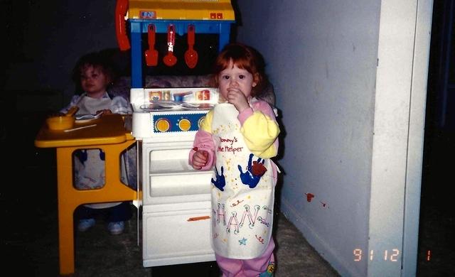 Tzippi Feit Gluck and Chani Feit Podrigal, 1991