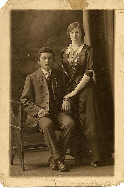 Abe and Libby Baellow Cohn Wedding 1915 in Kansas City, MO
