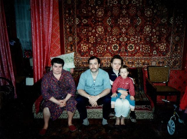 Maya Kushnirevich Nezhinsky with her son Alex and his wife, Valentina and their son, Nathan