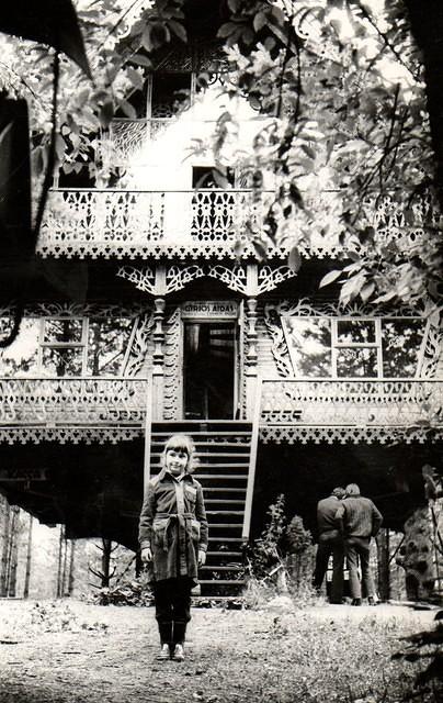 Julia Breitberg at the Forest Echo Museum in Druskininkai, Lithuania