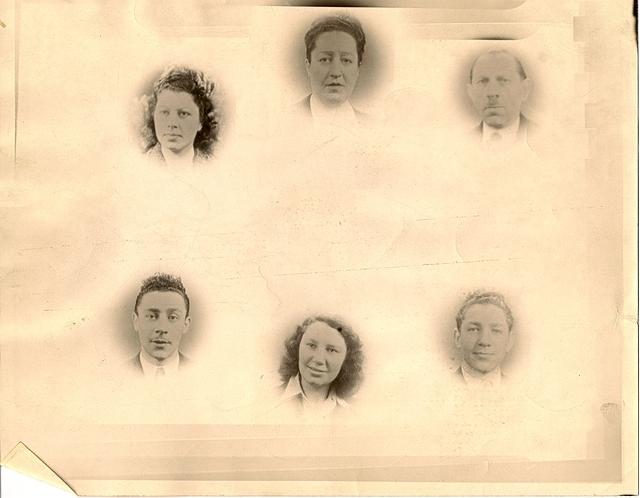 Renee Choikhit Spindel, Anna Schlomovitz Choikhit, Simon, Jacques, Suzanne Choikhit Lieber, Paul Choikhit Cramer