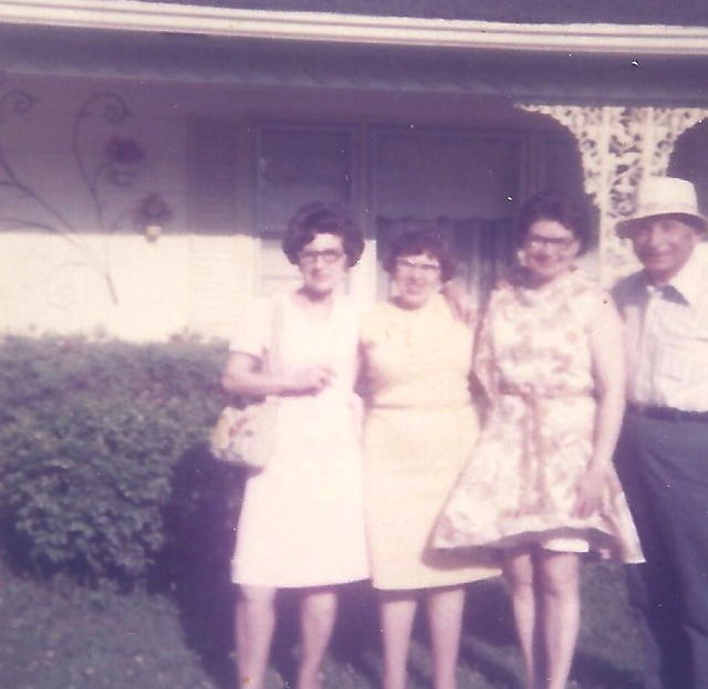 Sylvia Baellow, Fanny Cohn Cohen, Eva and Morris Tulchinsky