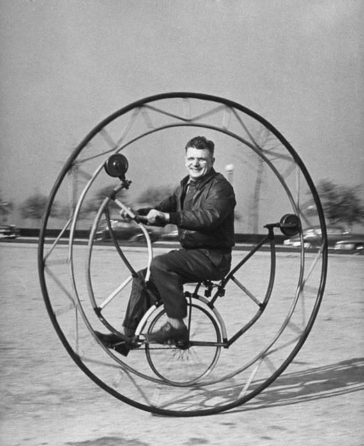 Charlie Steinlauf on Circle Bike