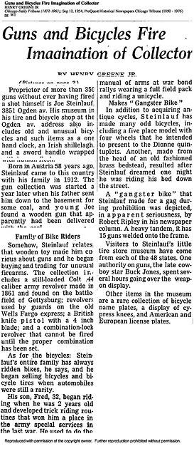 Joe Steinlauf Gangster Gun Bike