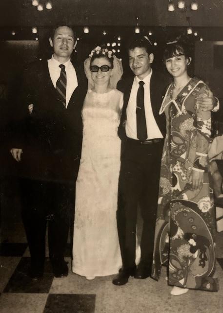 Eddie Steinlauf on the left.  Nechama Steinlauf on the right.