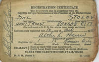 Sol Stolov Army Registration