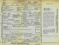 Anna Kaplan Becker Death Certificate