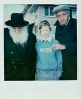 Shloime Weisz, Yitzi Weiss, and Markus Weisz by "Sickness" (Simcha) by the Sea