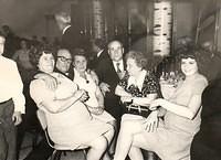 Sonya and David Rybalov, Roza Reizl Shatajko Komar, unknown, friend, Inna Rybalov