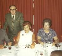 Esther Baellow Wolfson on the right